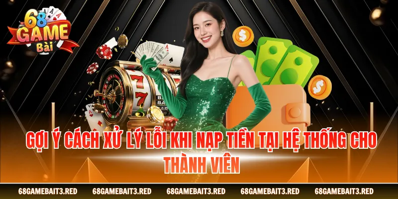 Gợi ý cách xử lý lỗi khi nạp tiền tại hệ thống cho thành viên